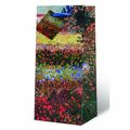 Wrap-Art Van Gogh &amp; Flowering Garden Wine Bottle Gift Bag 17997